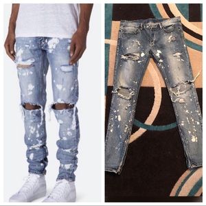 MnML. M1 Splash StretchDenim  Men Size 34